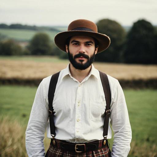 Realistic British Country Boy in Costume
