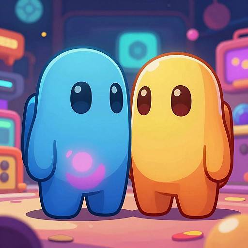 Playful Among Us Toes Close-Up