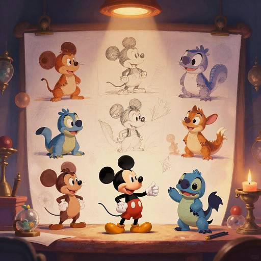 Disney Character Maker Concept Art