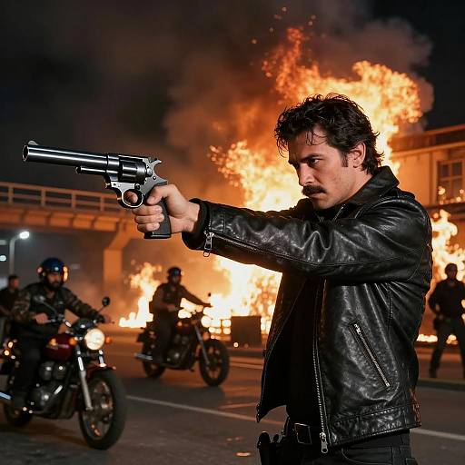 Intense Urban Firefight at Night