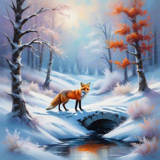 Enchanting Fox in a Winter Wonderland