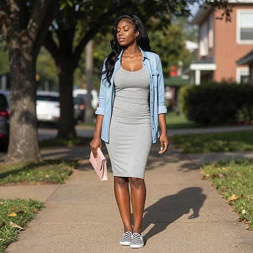 Sunlit Portrait of an African American Woman