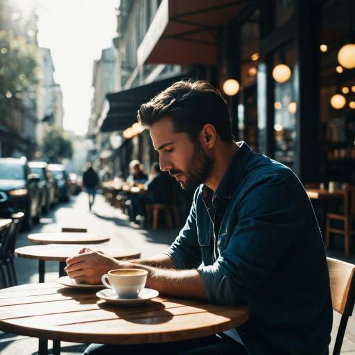 Cinematic Cafe Scene in Flow State