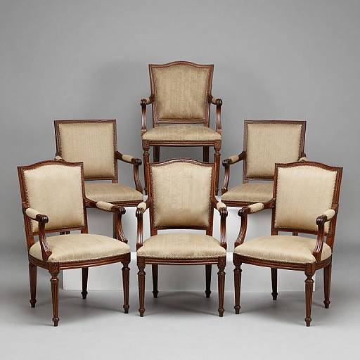 Set of Six George III Mahogany Chairs
