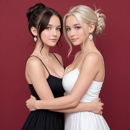 Dynamic Couple with Striking Hairstyles Dynamic Couple with Striking Hairstyles