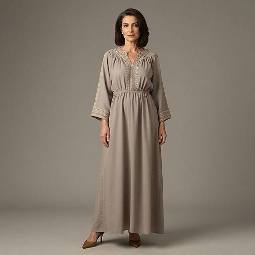 Mature Woman in Neriman Vintage Dress