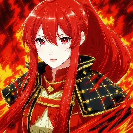 Illustration of Anna (fire emblem), fire emblem in the style of Sukoyaka (100hituzi)