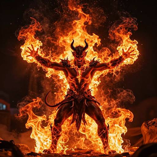 Fire Mage Summoning Elemental Fury