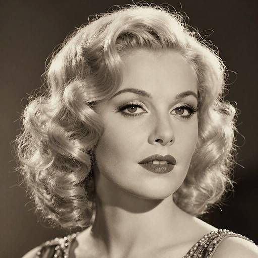 Vintage 1920s Platinum Curly Glamour