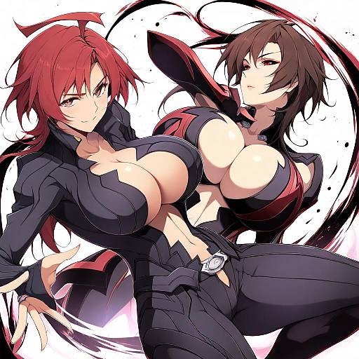 Illustration of Amaha masane, witchblade in the style of Midori (misuriru8)