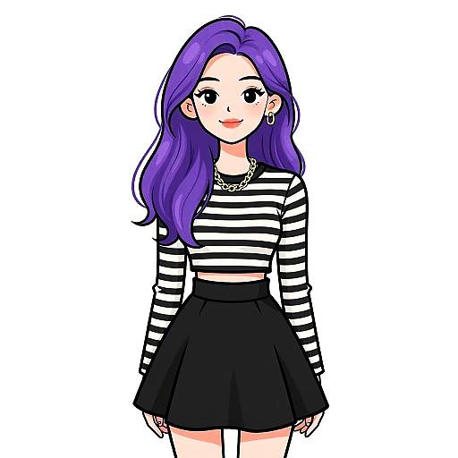 Modern Woman in Casual Chic Outfit