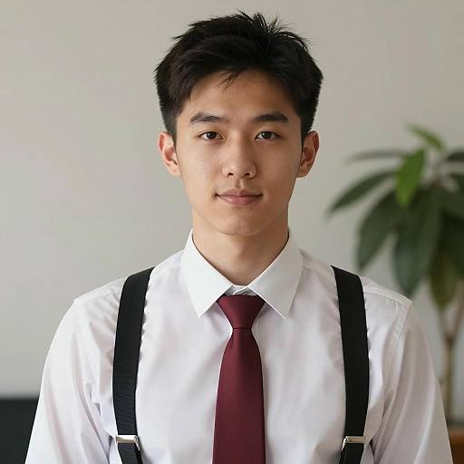 Young Asian Man in Professional Attire