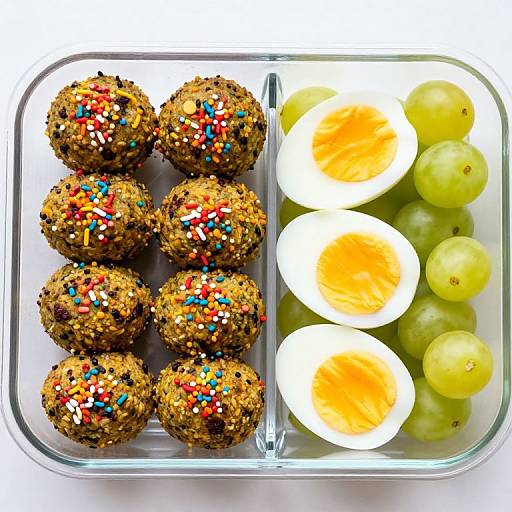 Colorful Vegan Bento Box Lunch