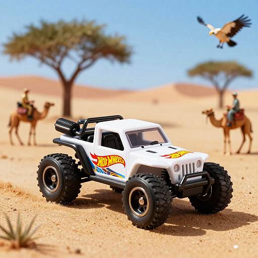 Miniature Dune Buggy in Namib Desert