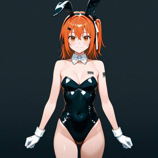 Cowboy Shot of Adachi Rei in Leotard