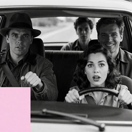 Classic Car Adventure Movie Poster