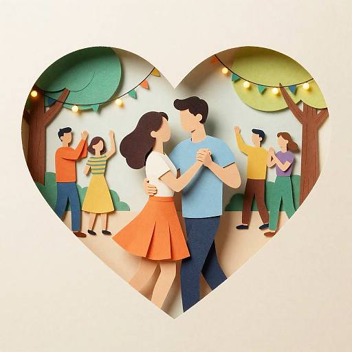 Intimate Summer Park Party Embrace