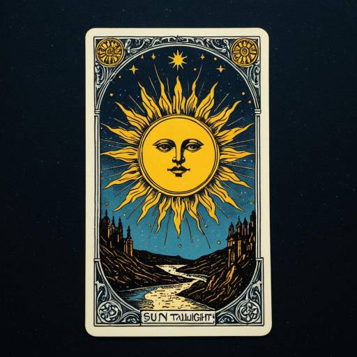 Sun Tarot Card Illustration