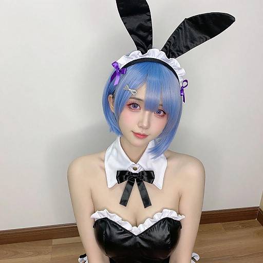Young Woman in Bunny Costume