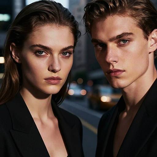 High Fashion Hunter-Eyed Models