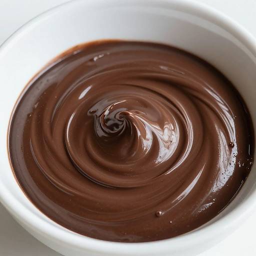 Glossy Swirling Chocolate Filling