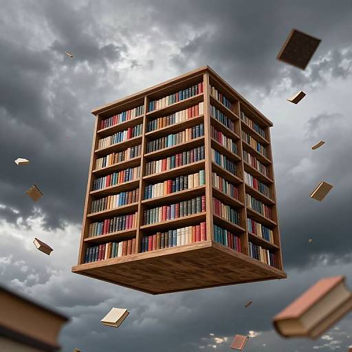 Ethereal Floating Library in Storm