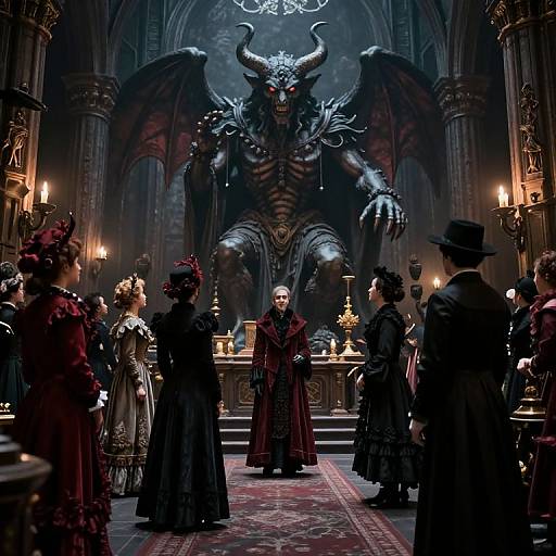 Victorian Occult Gathering in Temple