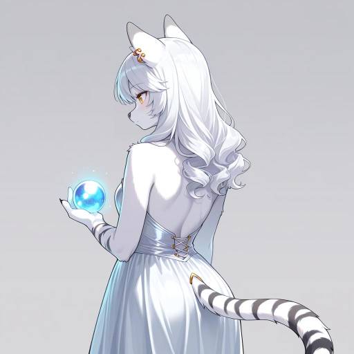 Furry Fantasy: Enigmatic Girl with Crystal Furry Fantasy: Enigmatic Girl with Crystal
