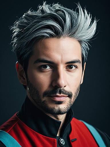 Edgar Cut Hairstyle Cosplay Headshot