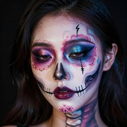 Ethereal Life and Death Makeup