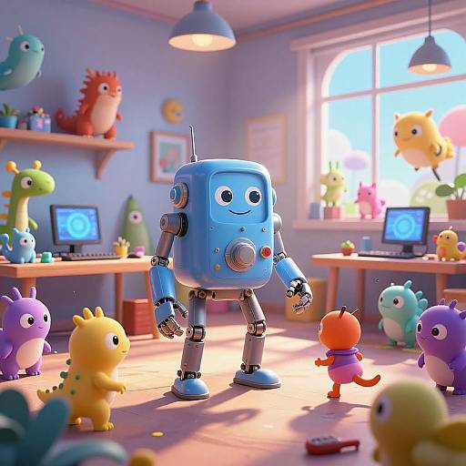 Playful AI Cartoon Workshop