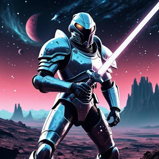 Vintage Manga Space Knight Battling Alien Planet Vintage Manga Space Knight Battling Alien Planet