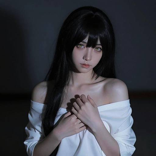 Photorealistic Ahri Cosplay Portrait