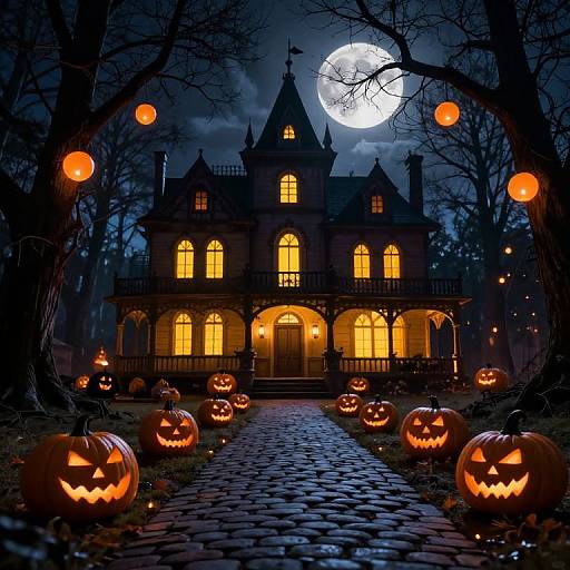 Haunted Mansion Halloween Night