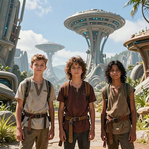 Maori Youth in Sci-Fi Fantasy World