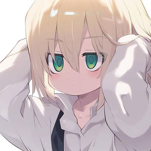 Illustration of Alkaid mcgrath, lovebrush chronicles in the style of Zankuro