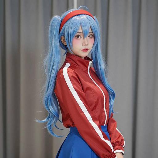 Anime-Inspired Asian Woman Cosplay