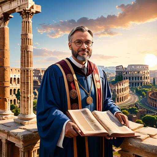 Epic Portrait of a Scholar at Sunset Epic Portrait of a Scholar at Sunset