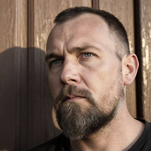 Photorealistic Slavic Man Portrait