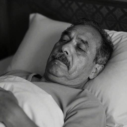 Aging Reflection: A Somber Portrait