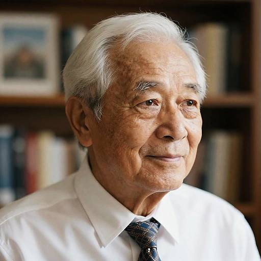 Gentle Elderly Man Portrait Photography