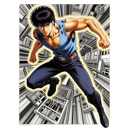 Backlit Gouache Hero Poster Art