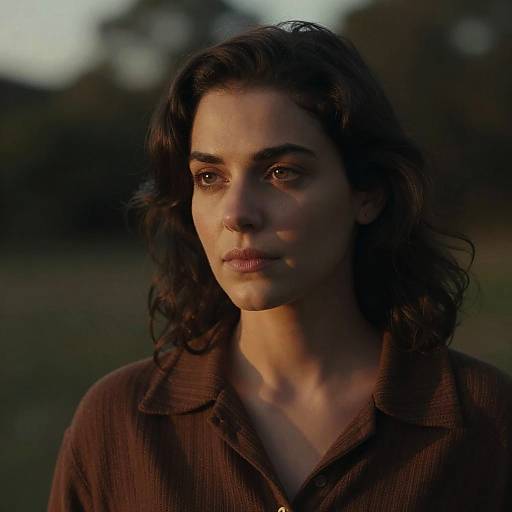 Woman in Golden Hour Light