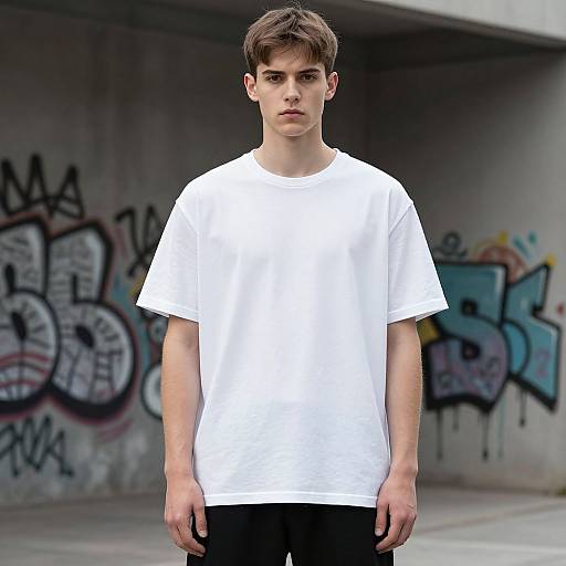 Minimalist Streetwear Fashion Scene