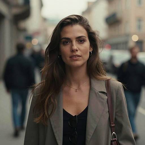 Candid Street Portrait of a Beautiful Woman