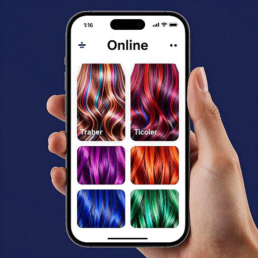 Futuristic Online Hair Color Changer