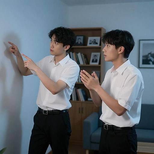 Dynamic Discussion in a Blue Room