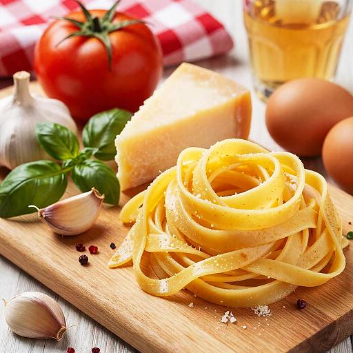 Fresh Ingredients for Italian Pasta