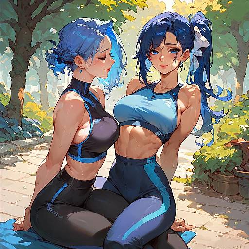 Hoshimachi Suisei Park Workout Portrait