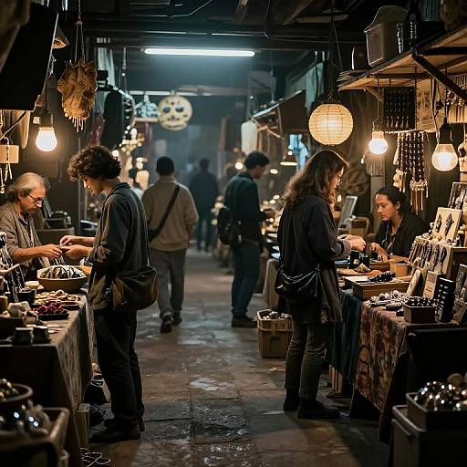 Shadow Market with Memory Bartering